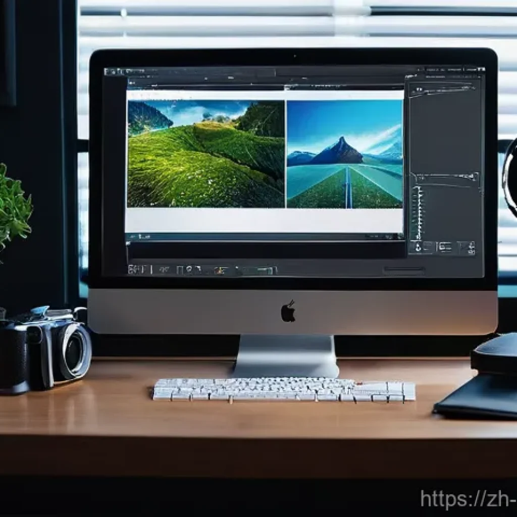 영화 제작 포트폴리오 구성 팁 - **Prompt 1: The Modern Filmmaker's Digital Canvas**
"A young, focused female filmmaker, dressed ...