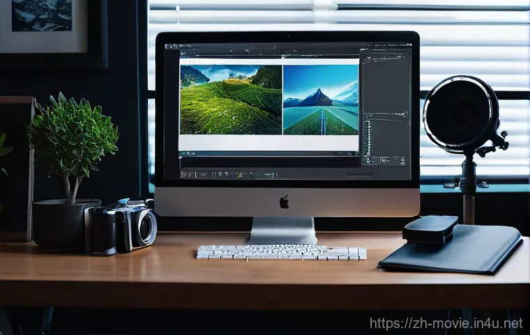 영화 제작 포트폴리오 구성 팁 - **Prompt 1: The Modern Filmmaker's Digital Canvas**
    "A young, focused female filmmaker, dressed ...