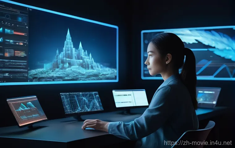 영화 제작의 최신 트렌드 - **Virtual Production Film Set**
A cutting-edge film set showcases a renowned actor (male, 30s, a... 영화 제작의 최신 트렌드 - **Virtual Production Film Set**
A cutting-edge film set showcases a renowned actor (male, 30s, a...