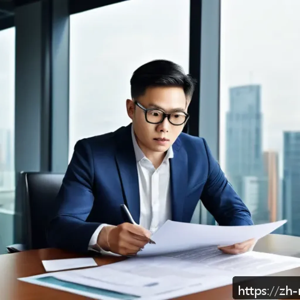 영화 프로듀서가 알아야 할 법률 - A professional film producer carefully reviewing a detailed contract in a modern office setting, sur...